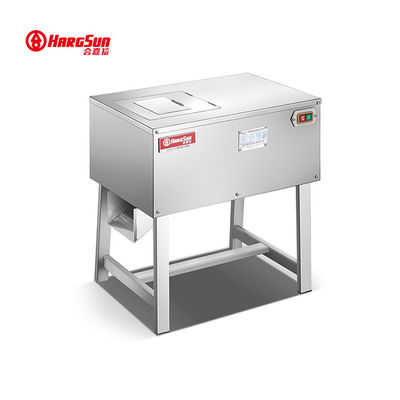 qualità  Horizontal Fresh Meat Cutting Machine 750w 45kg 120kg/H With Protective Cover fabbrica